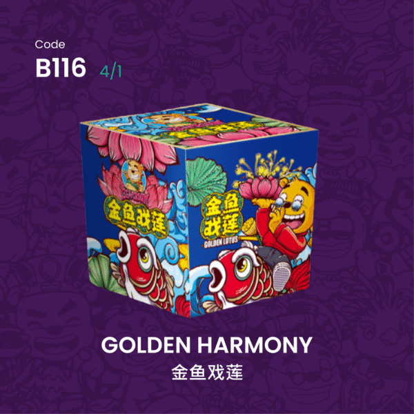 GOLDEN HARMONY 金鱼戏莲