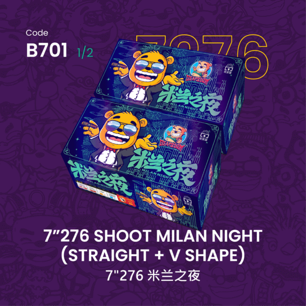 7”276 SHOOT MILAN NIGHT(STRAIGHT+V SHAPE)7”276-米兰之夜
